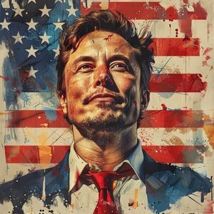 Elon Musk Coaster Set 4pc